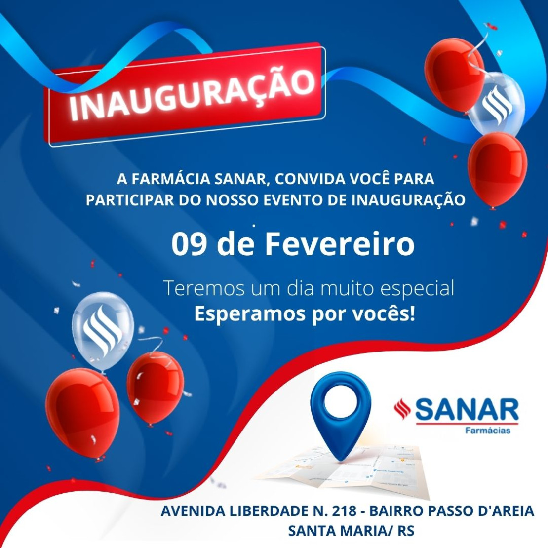 Inauguração Sanar Santa Maria