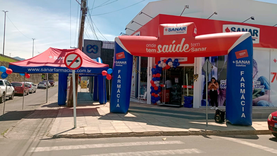 Reinauguração Farmácia Sanar Terra de Areia