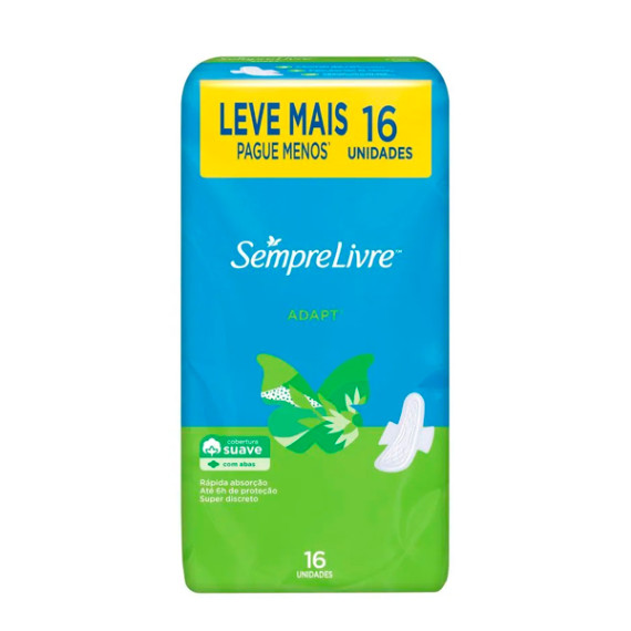 Absorvente Sempre Livre Adapt 