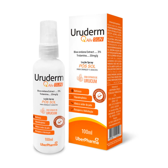 Loção Spray Pós Sol Uruderm Uberpharma