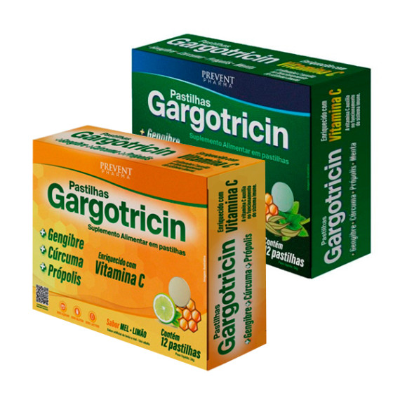 Gargotricin Pastilhas 12 Unid.