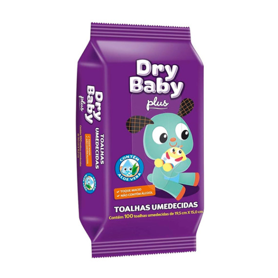 Toalhas Umedecidas Dry baby 