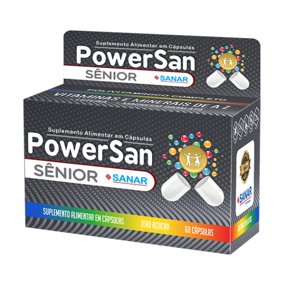 Polivitamínico PowerSan Sênior Sanar