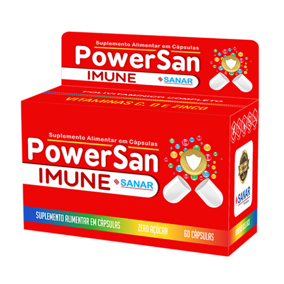 Suplemento Alimentar PowerSan Imune Sanar