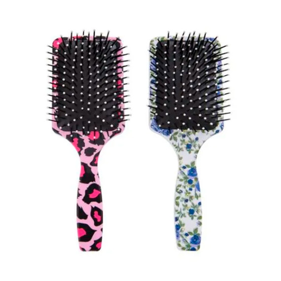 Escova de Cabelo Escobel Quadrada Estampada