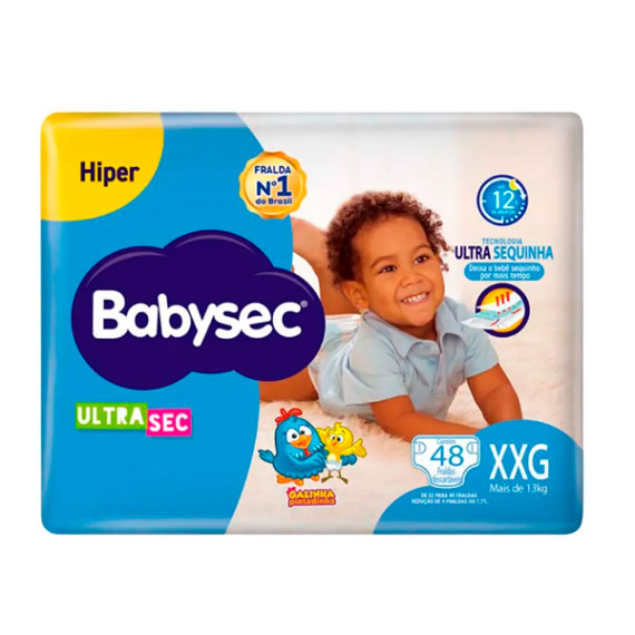 Fralda Babysec Ultra Sec Hiper