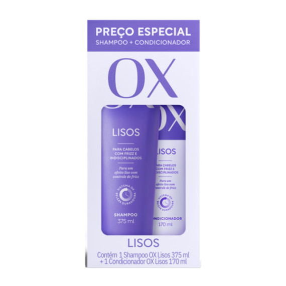 Kit OX Shampoo 375ml + Condicionador 170ml
