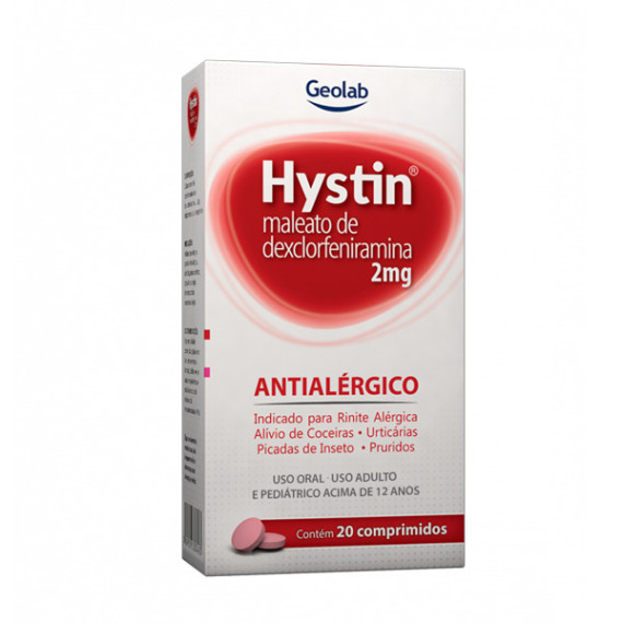 Hystin Geolab 2mg 20 CP