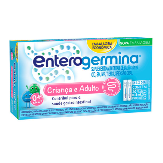 Probiótico Enterogermina 5ml 20 Frascos