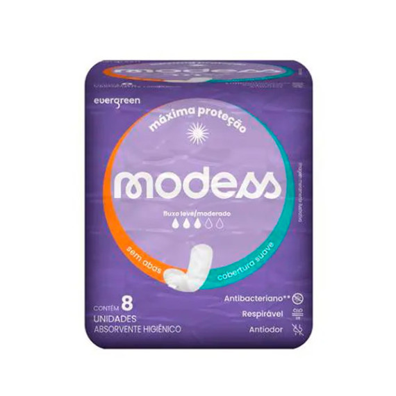Absorvente Modess Sem Abas 