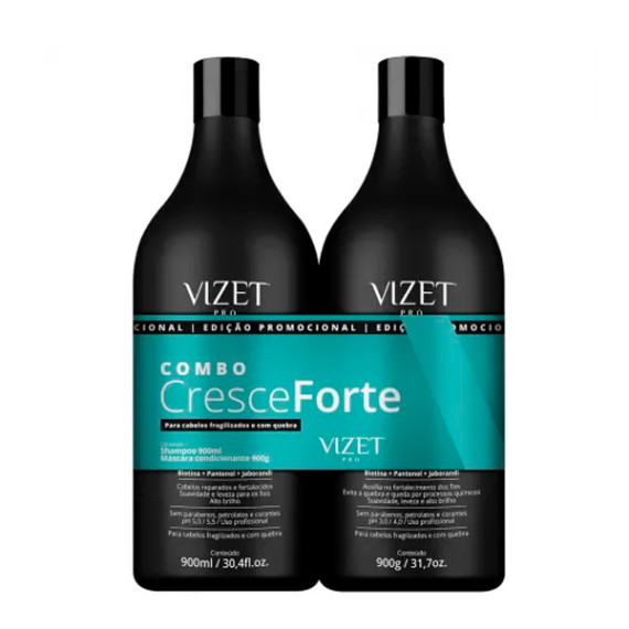 Combo Vizet Shampoo + Máscara Condicionante 900ml