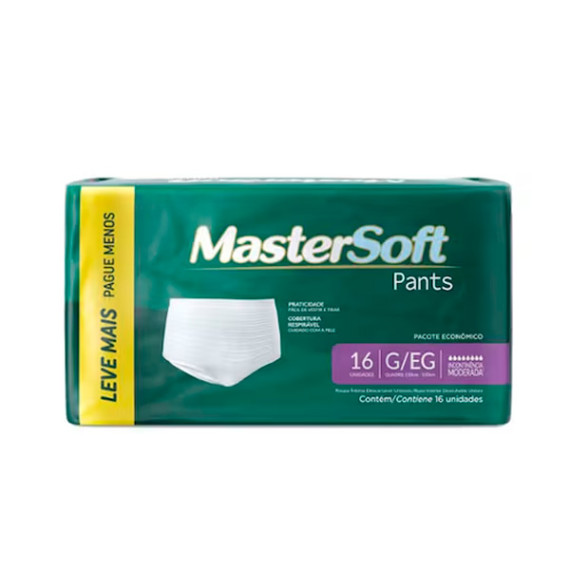 Roupa Íntima Mastersoft Pants 16 Unid.