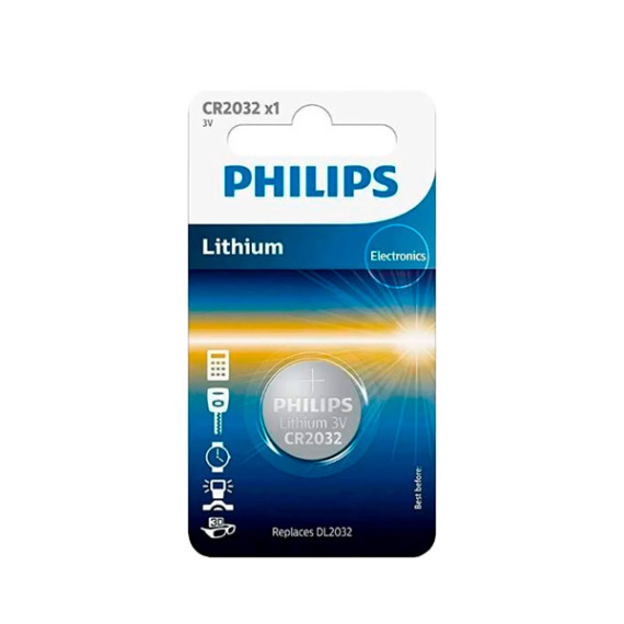 Bateria Moeda Philips