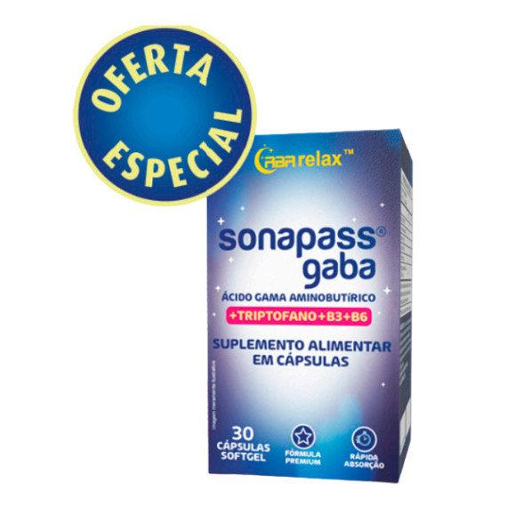 Suplemento Alimentar Sonapass Gaba 
