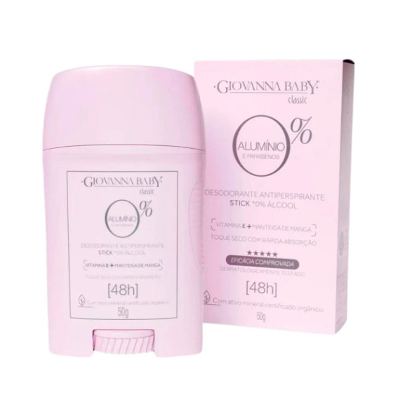 Desodorante Stick 0% Alumínio Giovanna Baby 