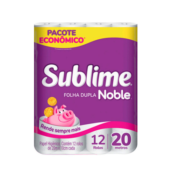 Papel Higiênico Sublime Noble Folha Dupla