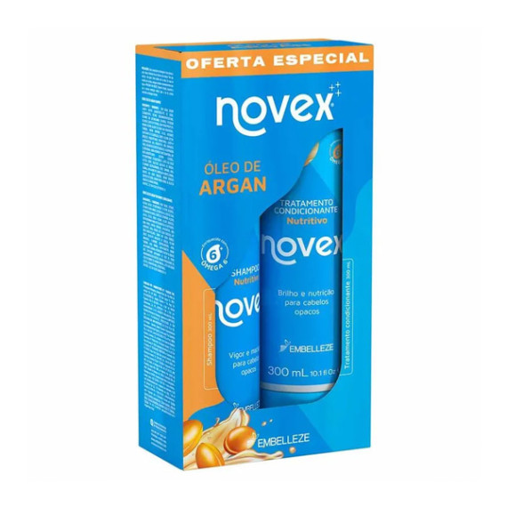 Kit Novex Shampoo 300ml + Condicionador 300ml