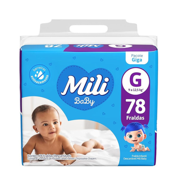 Fralda Mili Baby Giga 