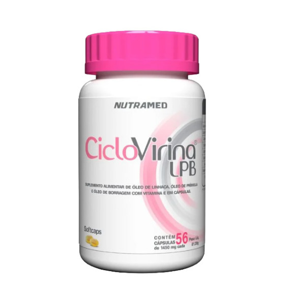 CicloVirina Nutramed - Linhaça + Prímula + Borragem