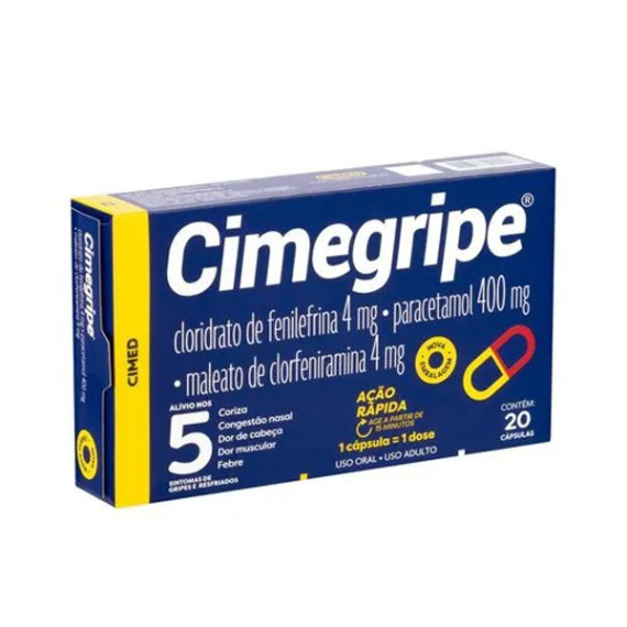 Cimegripe Antigripal 