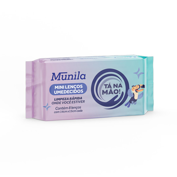 Mini Lenços Umedecidos Munila