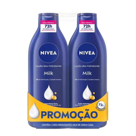 Nivea Pack Deo Hidratante Milk Duo
