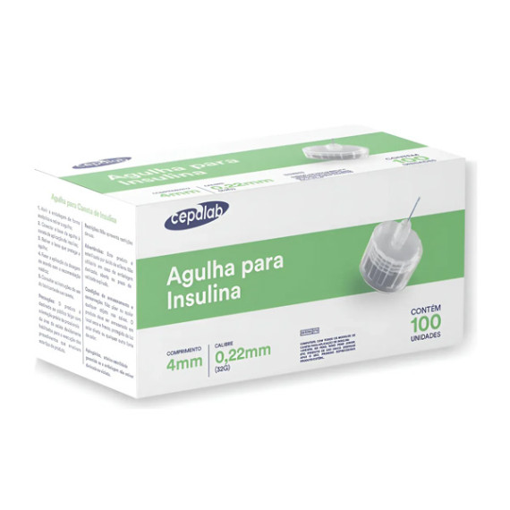 Agulha para Caneta de Insulina Cepalab