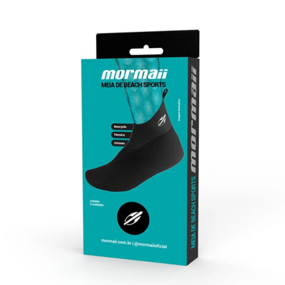 Meia para Esportes 3MM Neoprene Mormaii Preta