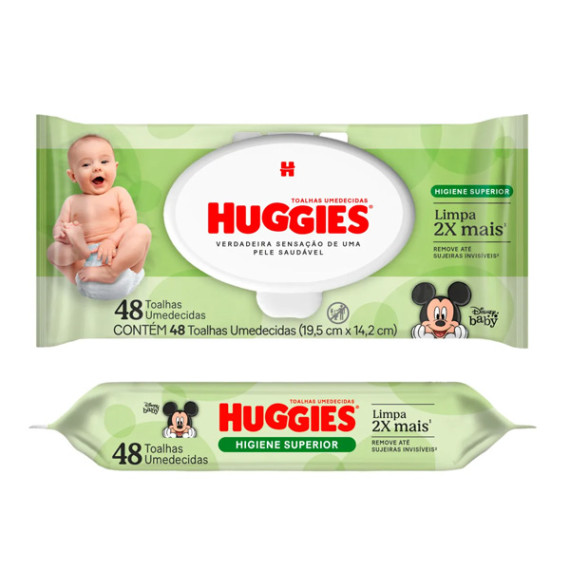 Lenços Umedecidos Huggies 48 Unid.