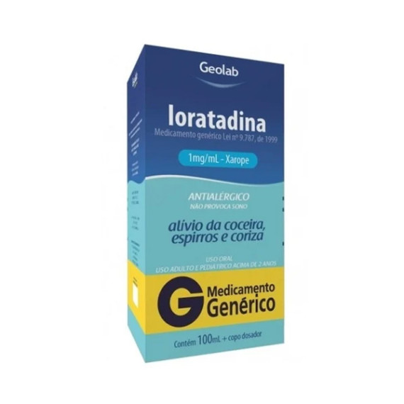 Loratadina Xarope Geolab 1mg/ml