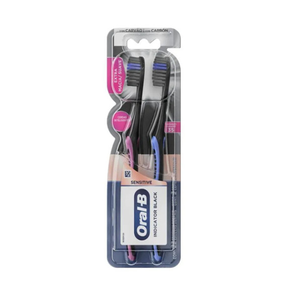 Oral-B Escova Dental Indicator Black