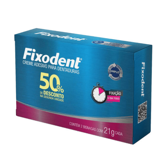 Creme Adesivo Fixodent Original Pack Promocional
