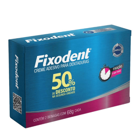 Creme Adesivo Fixodent Original Pack Promocional