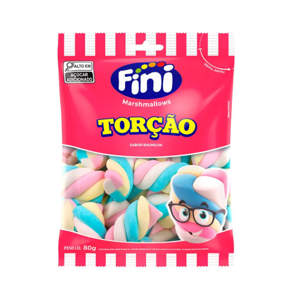 Balas de Marshmallow Fini Torção 80g
