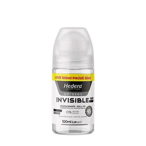 Desodorante Roll-On Hedera Leve 100ml Pague 55ml