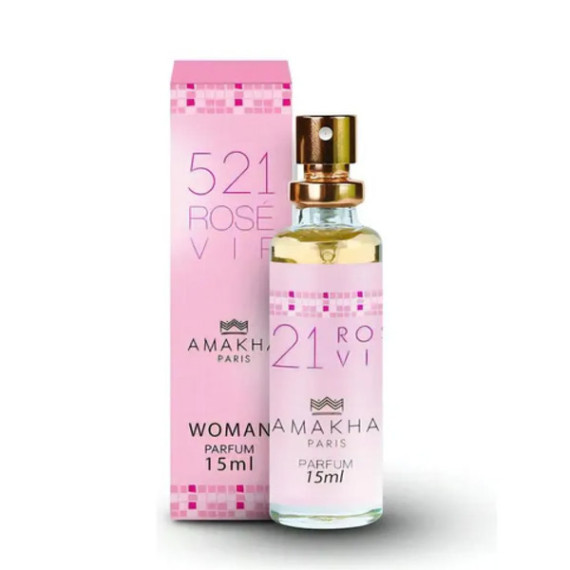 Perfume Amakha 521 Vip Rose Feminino 