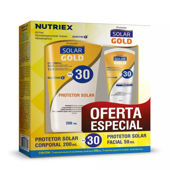 Kit Protetor Solar Gold FPS 30