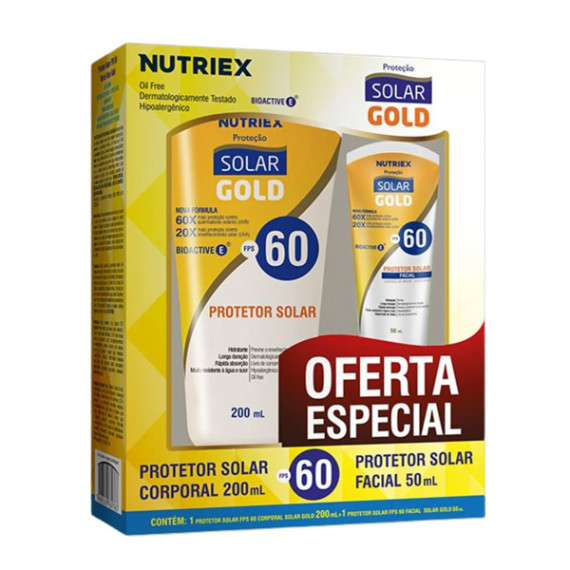 Kit Protetor Solar Gold FPS 60