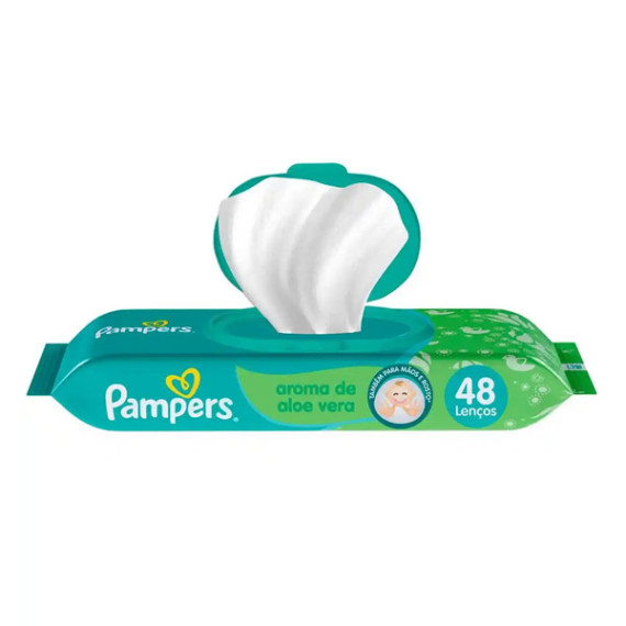 Toalhas Umedecidas Pampers Aloe Vera