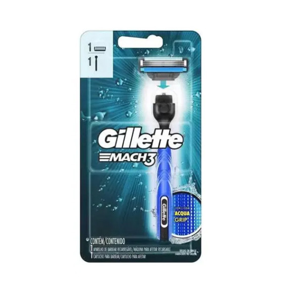 Aparelho Barbear Gillette Mach 3