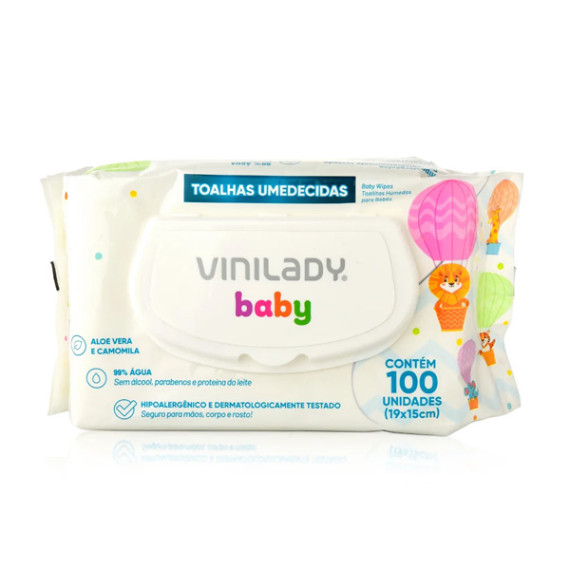 Toalhas Umedecidas Vini Lady